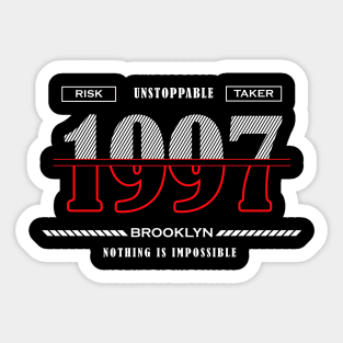 Nothing is impossible1997 Sticker